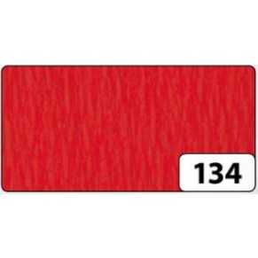 FOLIA Krepppapier 820134 10 Rollen 32 g/m² 50 cm x 2,5 m feuerrot