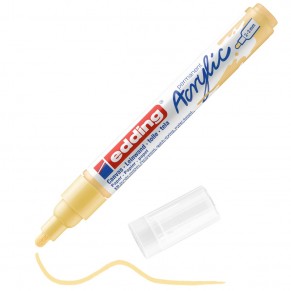 EDDING Acrylmarker 5100 mit Rundspitze 2-3 mm (M) permanent pastellgelb