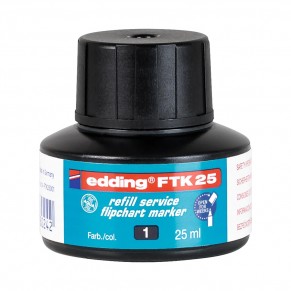 EDDING Nachfülltinte FTK25 25 ml schwarz