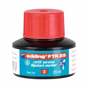 EDDING Nachfülltinte FTK25 25 ml rot