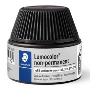 STAEDTLER Nachfülltinte Lumocolor® 487 15 non-permanent 15 ml schwarz