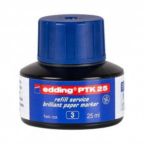 EDDING Nachfülltinte PTK25 permanent 25 ml blau