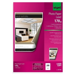 SIGEL Fotopapier LP342 DIN A4 200 Blatt 170g/m² weiß