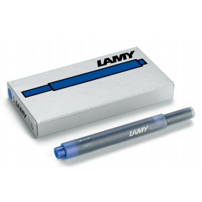 LAMY Tintenpatrone T10 5 Stück löschbar blau