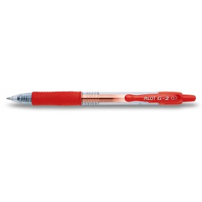 PILOT Gelschreiber G2-7 klassik 0,4 mm rot