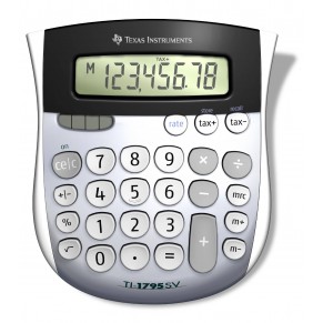 TEXAS INSTRUMENTS Taschenrechner TI-1795 SV 8-stelllig silber