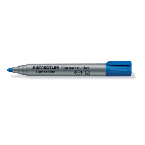 STAEDTLER Flipchartmarker Lumocolor® 356 mit Rundspitze 2 mm blau