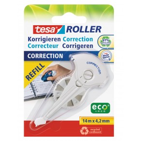 TESA Nachfüllkassette ecoLogo 59976 4,2 mm x 14 m weiß