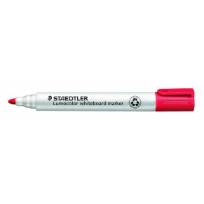 STAEDTLER Whiteboardmarker Lumocolor® 351 mit Rundspitze 2 mm rot