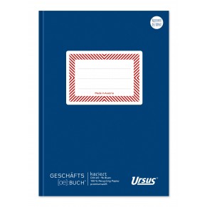 URSUS Ö-Geschäftsbuch A5 96 Blatt 80 g/m² kariert