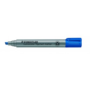 STAEDTLER Flipchartmarker Lumocolor® 356B mit Keilspitze 2-5 mm blau