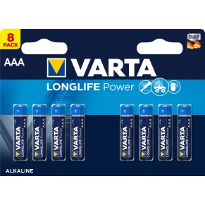 VARTA Batterien Longlife Power AAA LR03 8 Stück 1,5 Volt