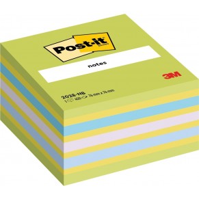 POST-IT Haftnotizwürfel 2028NB 450 Blatt 76 x 76 mm mehrfarbig