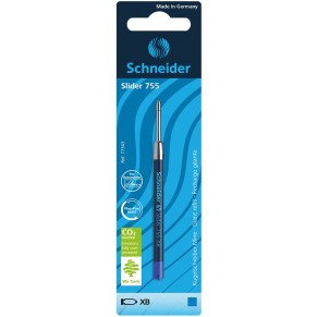 SCHNEIDER Kugelschreibermine 755 Slider XB im Blister blau