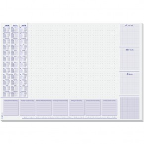 SIGEL Schreibunterlage mit Kalender 30 Blatt  80 g/m2 weiß