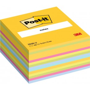 POST-IT® Haftnotizwürfel 2030U 450 Blatt 76 x 76 mm mehrfarbig