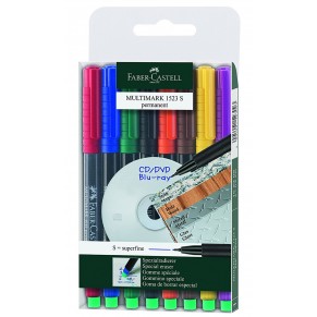 FABER-CASTELL OHP-Stift Multimark 1523 permanent S 8er Etui