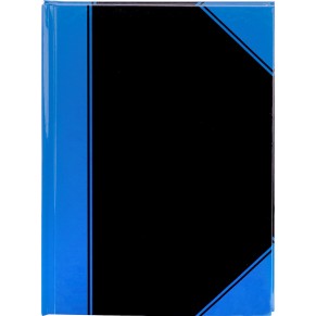 TIPTOP OFFICE Chinabuch A4 96 Blatt 60 g/m² liniert schwarz/blau