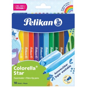 PELIKAN Fasermaler Colorella® Star C302/10 10 Stück fein farbig sortiert