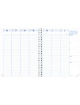 QUO VADIS Kalender Eurequart 24 x 30 cm 1 Woche auf 2 Seiten 2025 sortiert