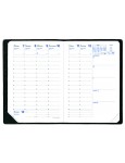 QUO VADIS Kalender 10 x 15 cm 1 Woche auf 2 Seiten 2025 sortiert