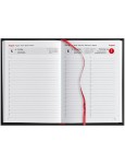Buchkalender Classic A5 1 Tag pro Seite 2025 sortiert