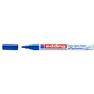 EDDING Lackmarker 751 Rundspitze 1-2 mm blau