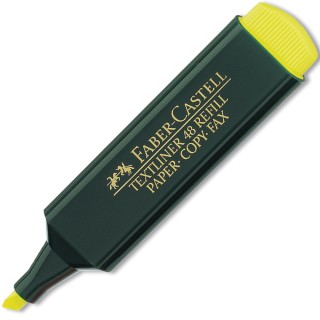 FABER-CASTELL Textmarker 48 Refill gelb