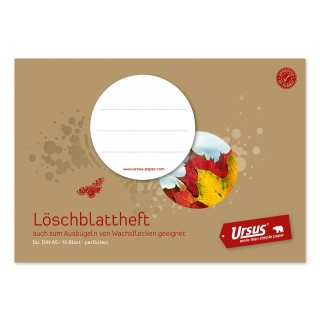 URSUS Löschblattheft Format-X A5 10 Blatt 80 g/m² perforiert