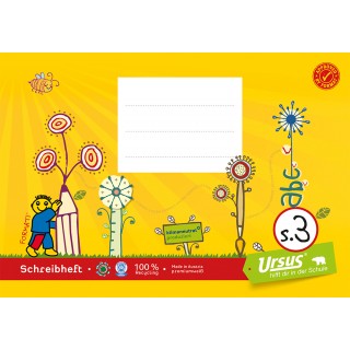 URSUS FORMATI Schreibheft S.3 A5 quer 20 Blatt liniert