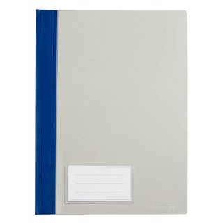 BENE Schnellhefter 281100 DIN A4 mit Einsteckfach und Beschriftungsschild PVC blau