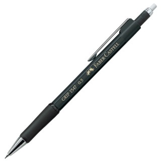 FABER-CASTELL Druckbleistift Grip 1345 B 0,5 mm schwarz