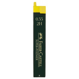 FABER-CASTELL Feinminen 1203 SUPER-POLYMER 12 Stück 0,35 mm 2H