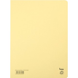 BENE Aktenumschlag 81900 A4 aus Recyclingkarton gelb
