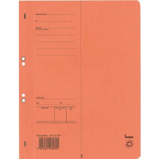 BENE Ösenhefter 81322 A4 aus Recyclingkarton orange