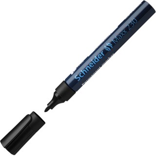 SCHNEIDER Permanentmarker Maxx 230 mit Rundspitze 1-3 mm schwarz