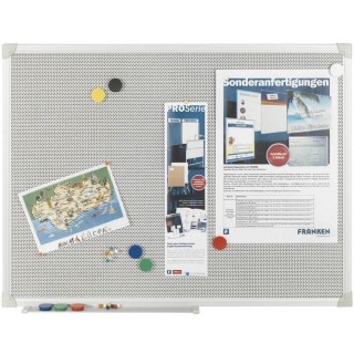 FRANKEN Textiltafel X-tra!Line Pin’n’Mag 90 x 60 cm silber