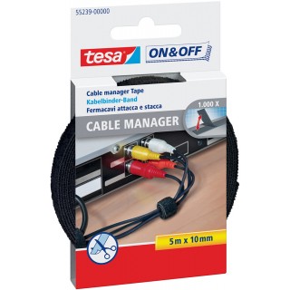 TESA Kabelbinder 55239 10 mm x 5 m universal schwarz