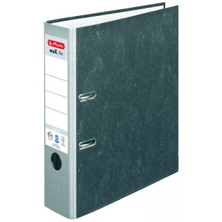 HERLITZ Ordner maX.file A4 7,5 cm grau