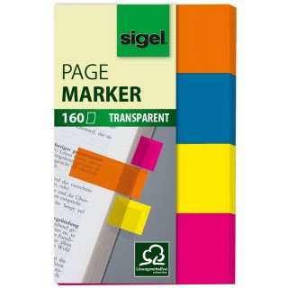 SIGEL Index HN614 50 x 20 mm 4 x 40 Blatt mehrere Farben