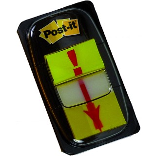 POST-IT® Index 680-33 50 Blatt im Spender mit Rufzeichen gelb