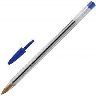 BIC Kappenkugelschreiber Cristal Original 4 Stück 0,32 mm blau