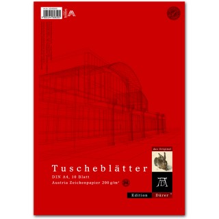 DÜRER Tuscheblatt 10 Blatt A4 200 g/m²