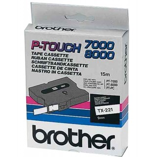 BROTHER Schriftband P-Touch TX-233 1,2 cm weiß auf blau