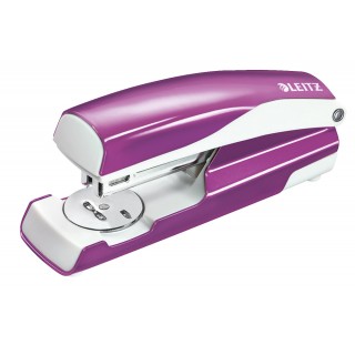 LEITZ Büroheftgerät New NeXXt WOW 5502 30 Blatt Metall violett-metallic