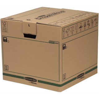 FELLOWES Umzugsbox Bankers Box 48 x 41,2 x 47 cm braun