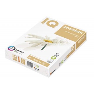 IQ Premium DIN A4 80 g/m² 4x gelocht 500 Blatt weiß