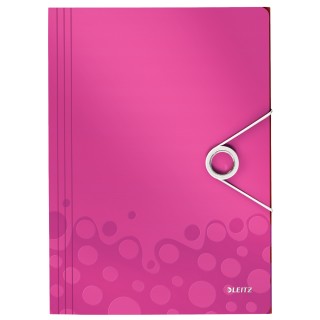 LEITZ Eckspannermappe WOW 4599 pink metallic