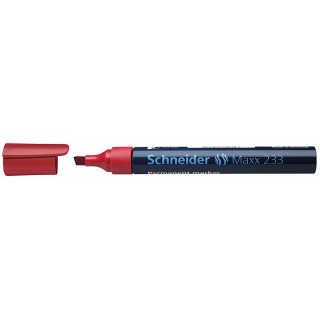 SCHNEIDER Permanentmarker Maxx 233 Keilspitze 1-5 mm rot