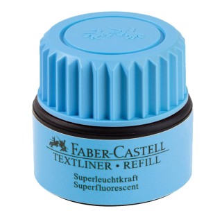 FABER-CASTELL Nachfüllung  für Textmarker 30 ml blau